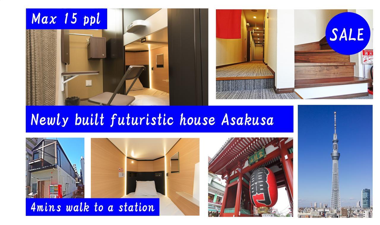 Rumah Bagus Asakusa Tokió Kültér fotó